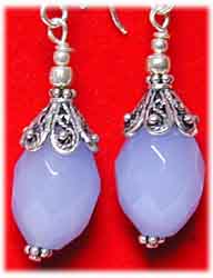 Ohrringe  Chalcedon