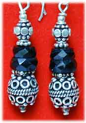 Ohrringe  Onyx