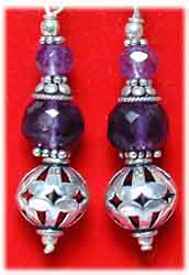 Ohrringe Amethyst Ohrringe Amethyst