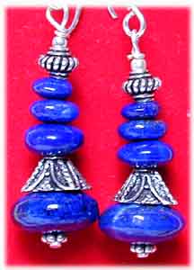 Ohrringe  Lapislazuli
