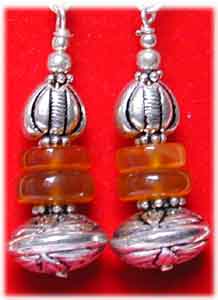  Ohrringe  Chalcedon