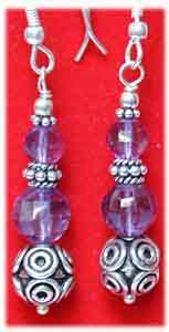 Ohrringe Amethyst Ohrringe Amethyst