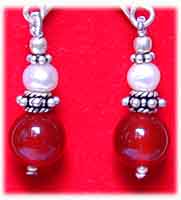  Ohrringe Chalcedon