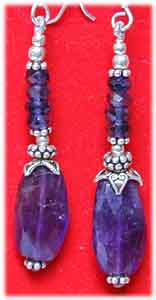 Ohrringe Amethyst Ohrringe Amethyst
