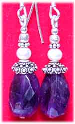Ohrringe Amethyst Ohrringe Amethyst