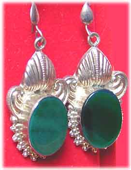  Ohrringe  Chalcedon