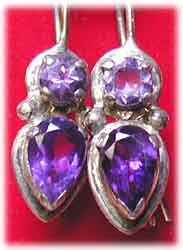  Ohrringe  Amethyst