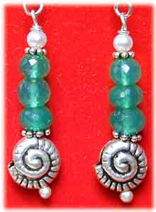  Ohrringe  Chalcedon