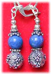 Ohrringe Lapislazuli