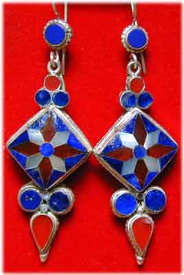  Inlay Ohrringe 