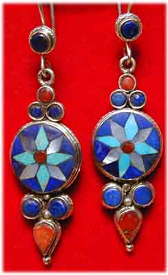  Inlay Ohrringe 