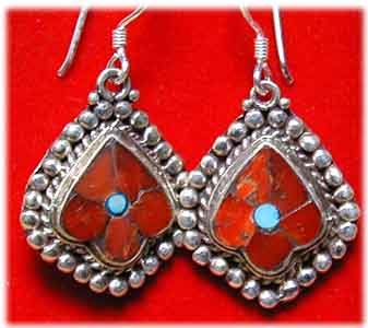  Inlay Ohrringe 