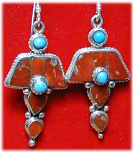  Inlay Ohrringe 